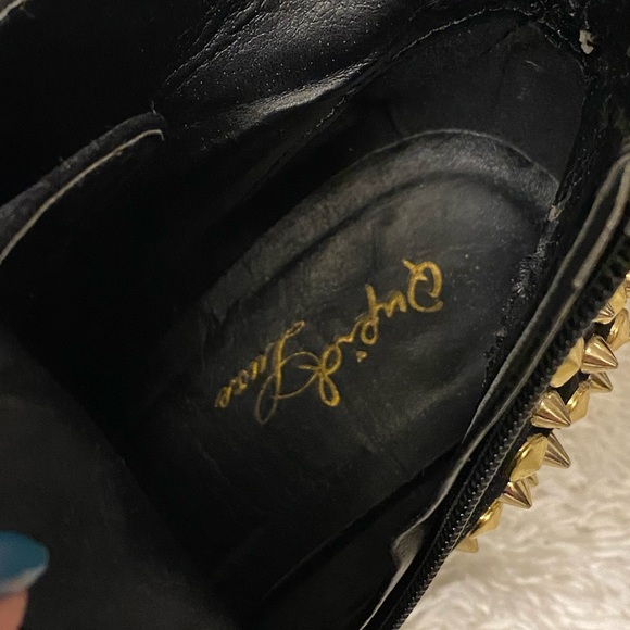 Qupid Luxe studded platform boots! - Picture 7 of 9